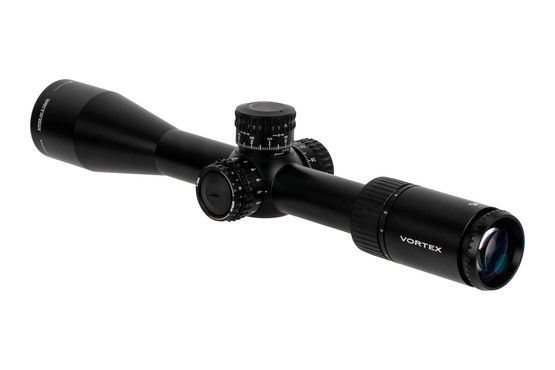 Vortex Viper PST Gen 2 3-15x FFP rifle scope features an EBR-7C MRAD reticle and fast focus eye piece